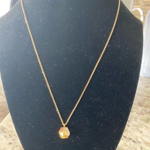 Gold Swarovski necklace